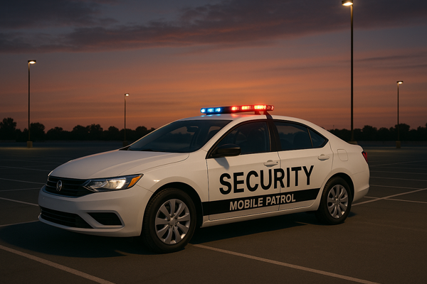 Simple Security Solutions Nationwide Security Service Mobile Patrol Car