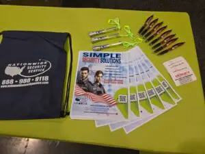 nationwide-security-service-swag-table